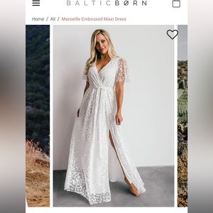 Baltic Born Marseille Embossed Maxi Dress - XL